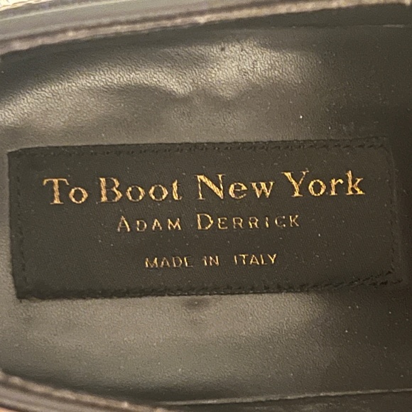 To Boot New York Connors Dark Brown Medallion Cap Toe Dress Shoes 10 1/2 - Picture 8 of 13